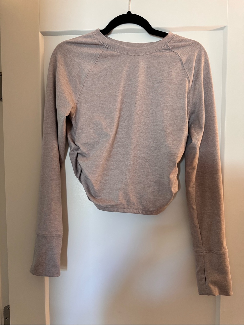 OFFLINE By Aerie Weekend Away Long Sleeve T-Shirt in Pebble